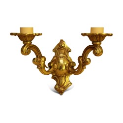 Pair of bronze sconces.