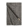 Plaid en fourrure artificielle de belle qualité. "Vicunya carbon" - Moinat - Couvertures, Plaids