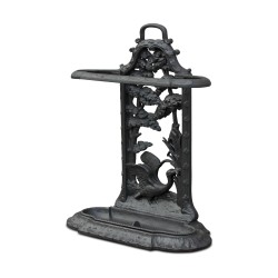 Cast iron umbrella holder.