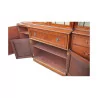English mahogany bookcase with its secretary. - Moinat - Bookshelves, Bookcases, Curio cabinets, Vitrines