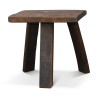 Une table et six tabourets en tonneaux de chêne. - Moinat - Tables de salle à manger