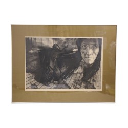 Painting by Michel Ciry. Lithograph No. 17/20