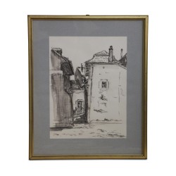 Gemälde von Gérald Dénéréaz . Chinesische Tinte