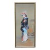 Tableau peinture sur soie - Moinat - Tableaux - Divers