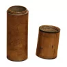 Zylindrische Buchsbaumkiste, Frankreich - Moinat - Schachtel, Urnen, Vasen