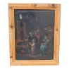 A painting, oil on canvas with fir frame. Italy. - Moinat - Painting - Miscellaneous
