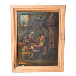 A painting, oil on canvas, fir frame. Italy