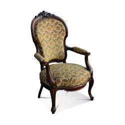 Un fauteuil Napoléon III.