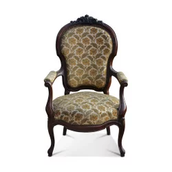 A Napoleon III armchair.