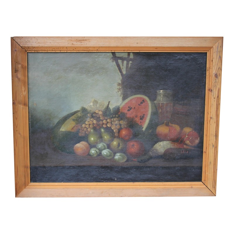 Une oeuvre, huile sur toile. Italie. - Moinat - Tableaux - Nature morte Une oeuvre, huile sur toile. Italie. - Moinat - Tableaux - Nature morte