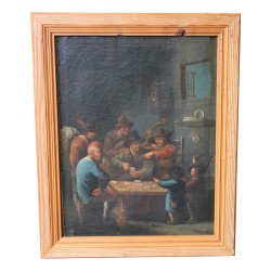A painting, oil on canvas with fir frame. Italy.