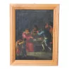 A painting, oil on canvas with fir frame. Italy. - Moinat - Painting - Miscellaneous