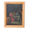 Un tableau, huile sur toile avec cadre en sapin. Italie. - Moinat - Tableaux - Divers