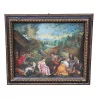 A work, oil on canvas. “Country scene”.Italy. - Moinat - Painting - Miscellaneous