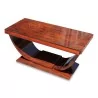 Une table basse "Art - déco" en bois et verre. - Moinat - Tables de salon