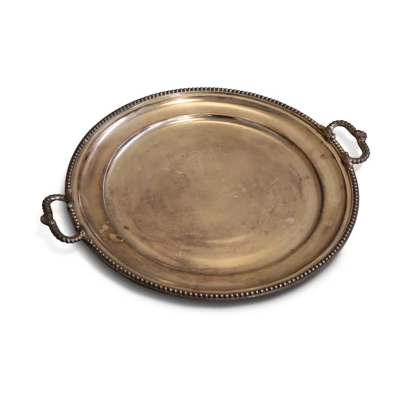 A G.Renard silver metal tray. - Moinat - Silverware