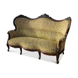 Ein Napoleon-III-Sofa.