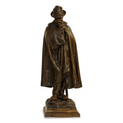Un bronze par Caussé. "Le vieux berger".