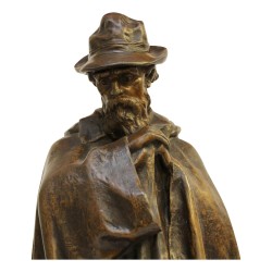 Un bronze par Caussé. "Le vieux berger".