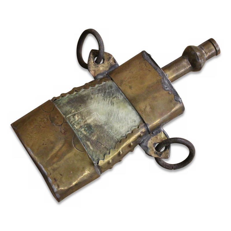 Un récipient à poudre rectangle en laiton - Moinat - Accessoires de décoration Un récipient à poudre rectangle en laiton - Moinat - Accessoires de décoration