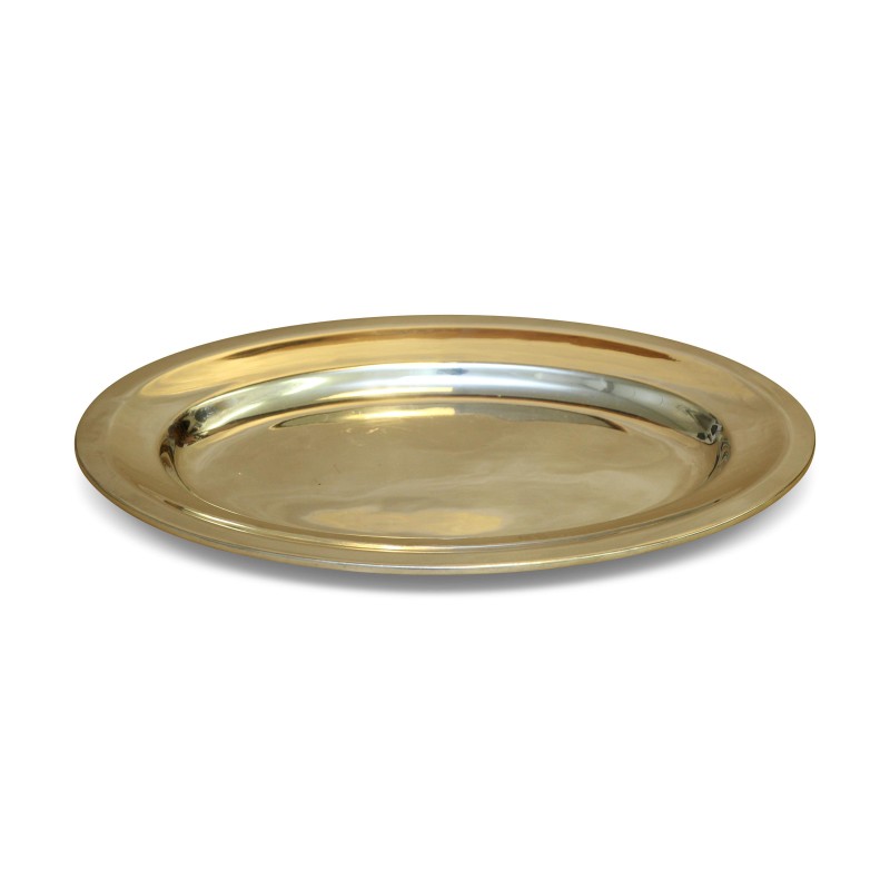 An oval “Christofle” silver-plated tray. (Bristol Hotel) - Moinat - Silverware An oval “Christofle” silver-plated tray. (Bristol Hotel) - Moinat - Silverware