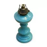 A blue opaline lamp base. - Moinat - Opaline