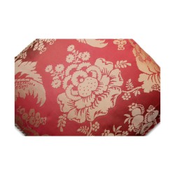 Un coussin "Damas" intérieur plume.