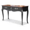 Console "Vendôme" de style Louis XV en merisier, deux tiroirs avec finition coloris noire - Moinat - Consoles, Dessertes, Dos de canapé