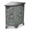 A fir corner. Painted wood with flower decor - Moinat - Chests of drawers, Commodes, Chifonnier, Chest of 7 drawers