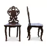 Une paire de chaises Scabelles de Brienz - Moinat - Brienz