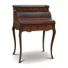 A richly inlaid mahogany cylinder desk - Moinat - Desks : cylinder, leaf, Writing desks