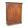 A Vaudoise walnut cabinet on a plinth with a cornice - Moinat - Cupboards, wardrobes