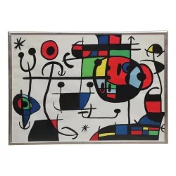 Une oeuvre de Joan Miro (1893-1983)