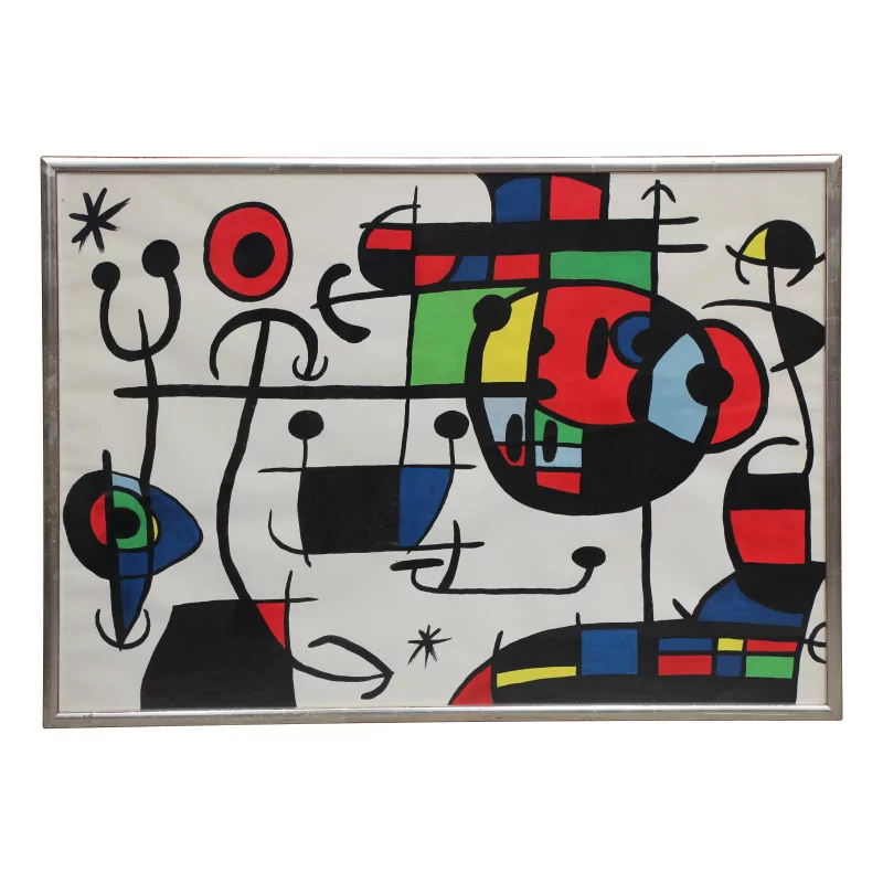 A work by Joan Miro (1893-1983) - Moinat - Painting - Miscellaneous