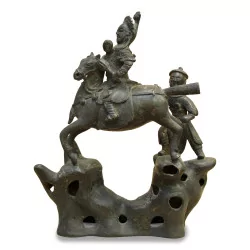 “贵族武士”青铜器。
