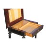 A Napoleon III worker in black wood with spacer - Moinat - End tables, Bouillotte tables, Bedside tables, Pedestal tables