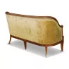 An Empire gondola sofa in walnut. - Moinat - Sofas
