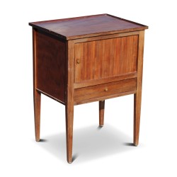 A small mahogany executive bedside table