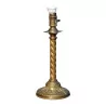 Un piétement de lampe style Louis XVI en bronze - Moinat - Lampes de table