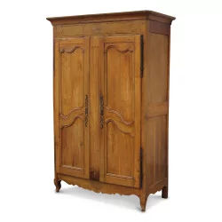 An oak cabinet.