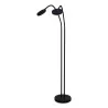 A two-light black LED floor lamp - Moinat - Standing lamps