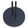 Eine zweiflammige schwarze LED-Stehlampe - Moinat - Stehlampen