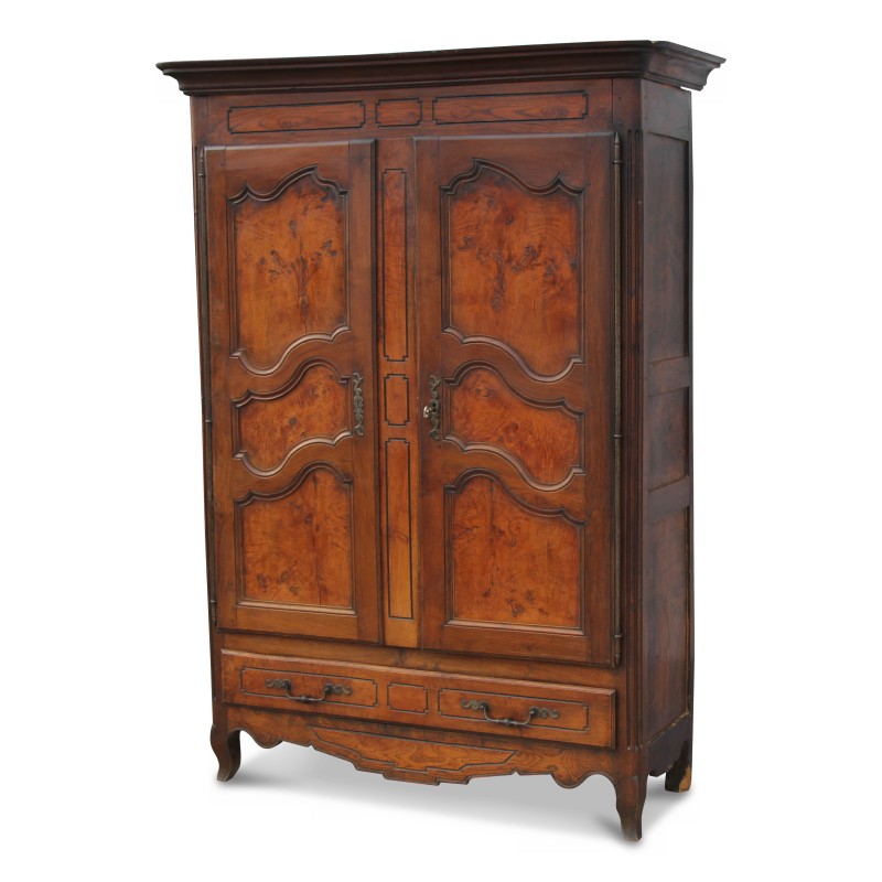 ein Nussbaumschrank mit zwei Türen, eine Schublade - Moinat - Schränke ein Nussbaumschrank mit zwei Türen, eine Schublade - Moinat - Schränke