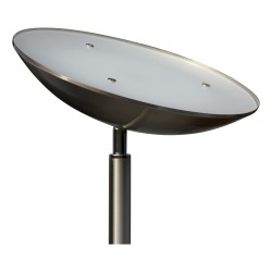 亚光镍 LED 落地灯