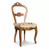 两把胡桃木路易十五拿破仑三世椅子 - Moinat - 椅子