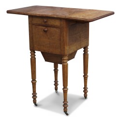 A Napoleon III worker in burr walnut