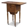 A Napoleon III worker in burr walnut - Moinat - End tables, Bouillotte tables, Bedside tables, Pedestal tables