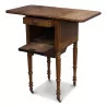 A Napoleon III worker in burr walnut - Moinat - End tables, Bouillotte tables, Bedside tables, Pedestal tables