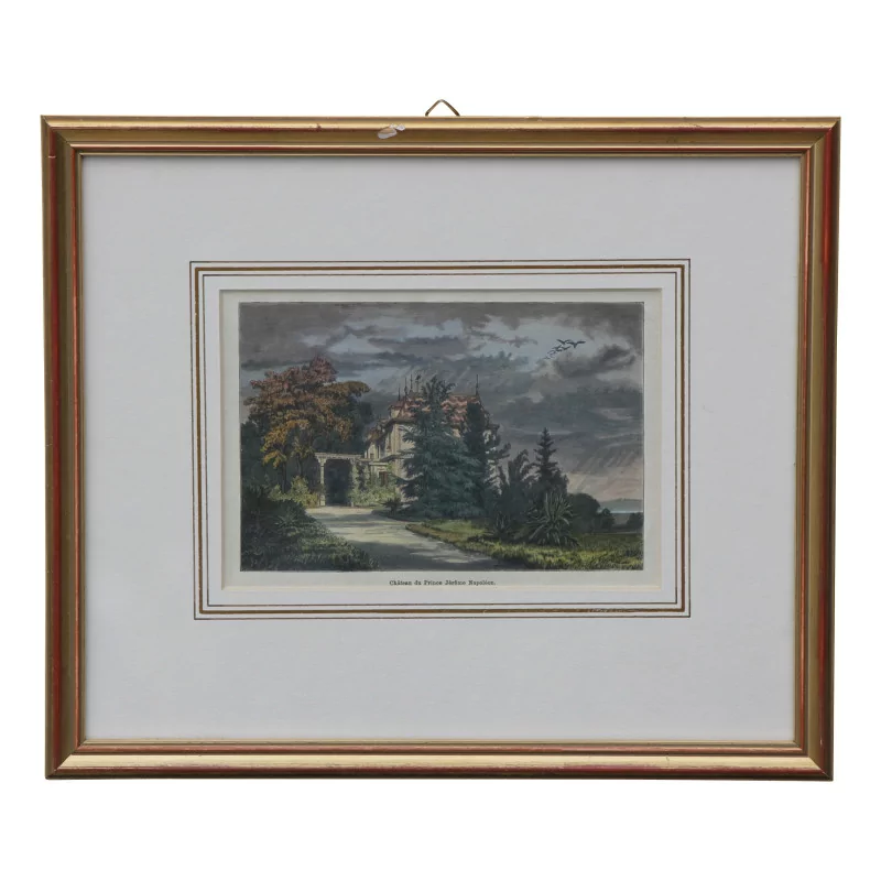 Une gravure, Château du Prince Jérôme Napoléon - Moinat - Gravures