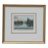 Une gravure, Le parc de la villa du prince Louis Napoléon - Moinat - Gravures